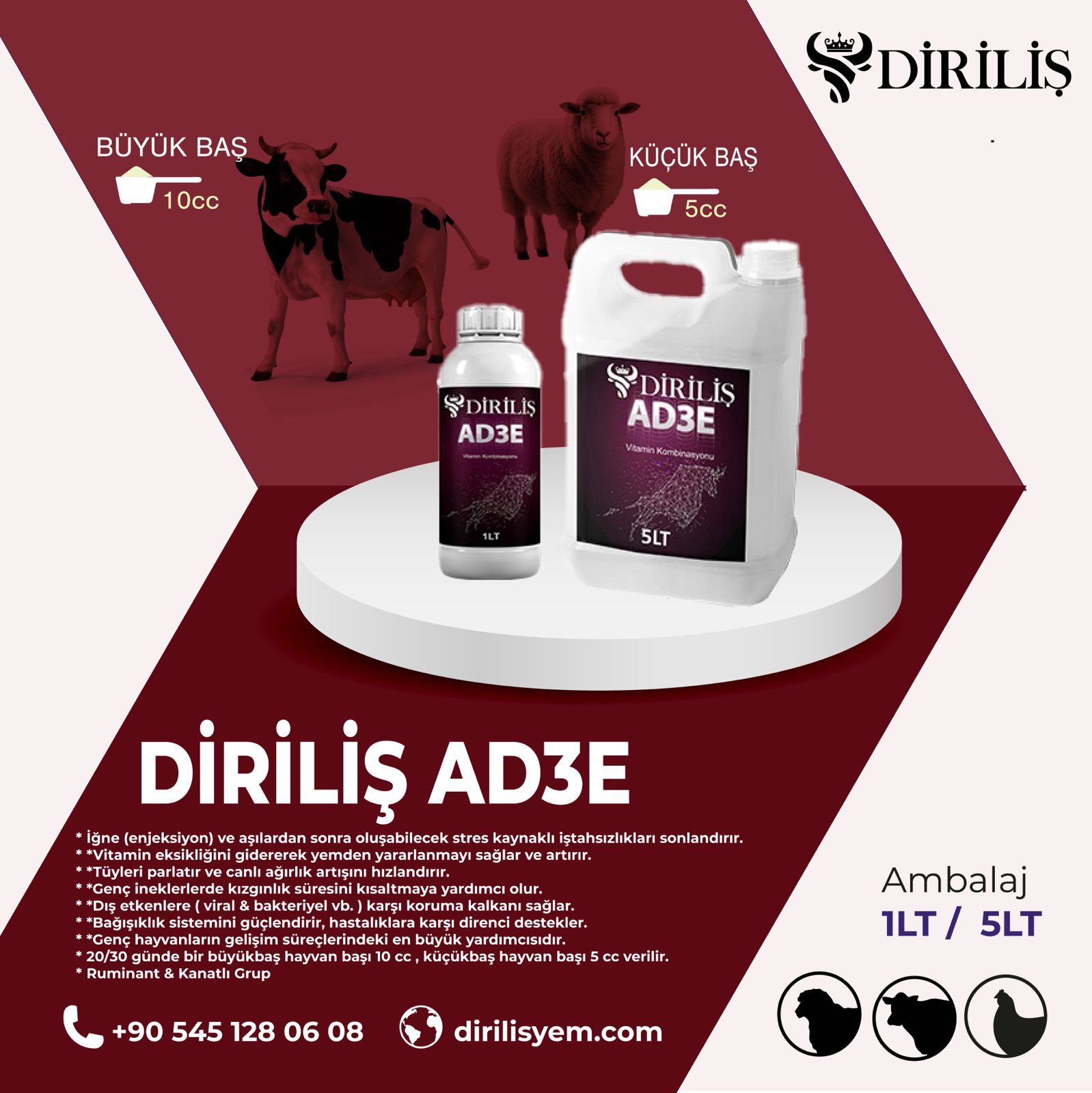 Diriliş Ad3e 5 lt - Görsel 2