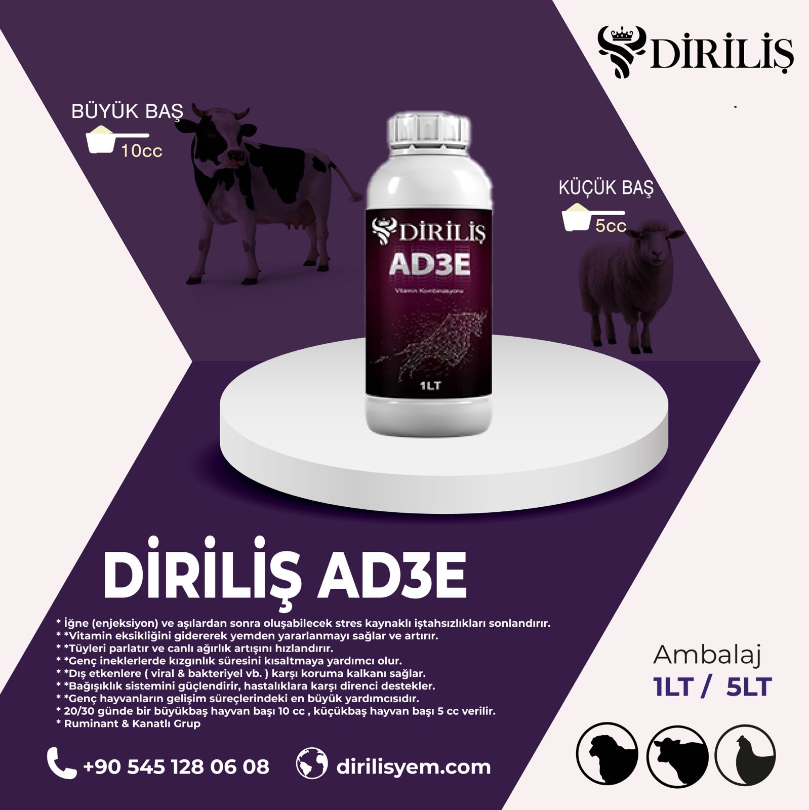 Diriliş Ad3e 1 lt - Görsel 2